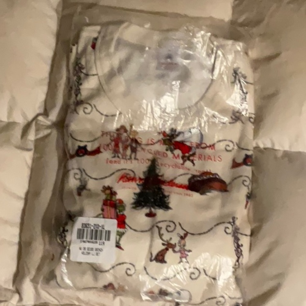 Men’s XL Grinch pajamas Cotton